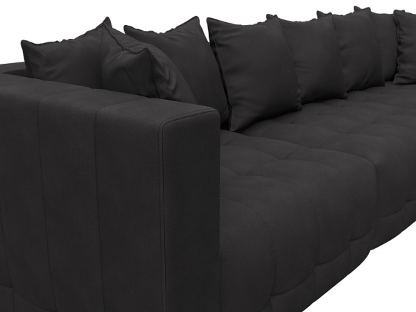 Диван прямой Лига-052 НПБ Лонг Замша