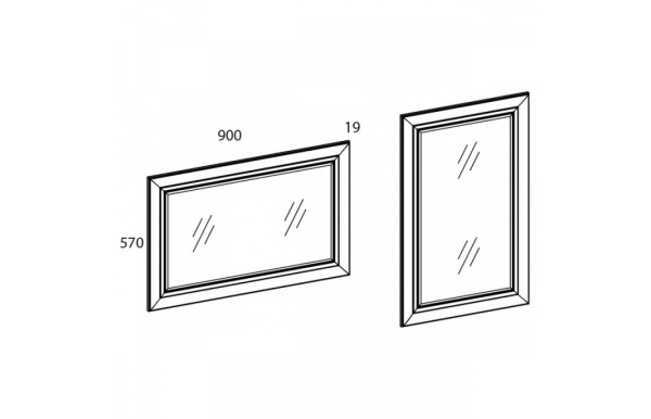 Зеркало навесное SEVILLA 90