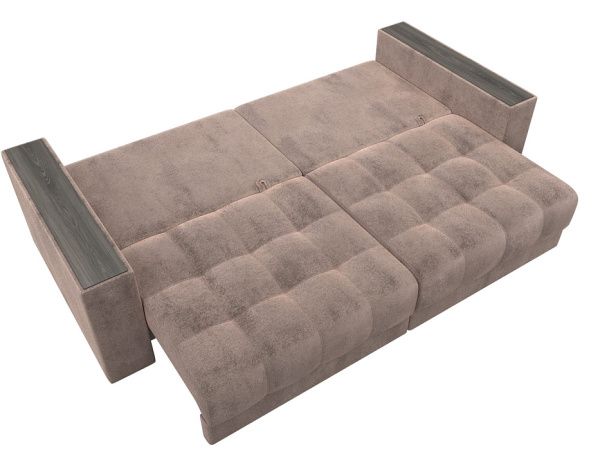 Диван прямой с декором Лига-049 НПБ Велюр