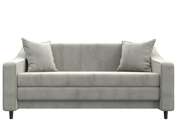 Диван прямой Лига-071 Велюр (TOWER 01 молочный)