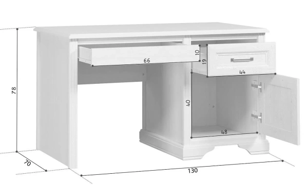 Стол письменный STYLIUS B169-BIU130