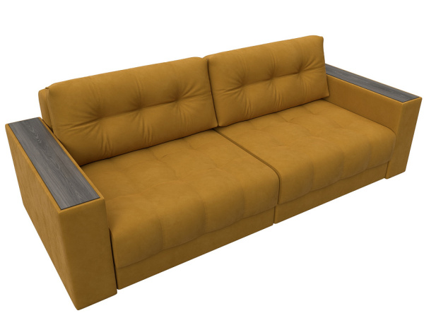 Диван прямой с декором Лига-049 НПБ Велюр