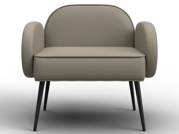 Кресло Лига-086 Экокожа (экокожа GRIFON 04 бежевый)