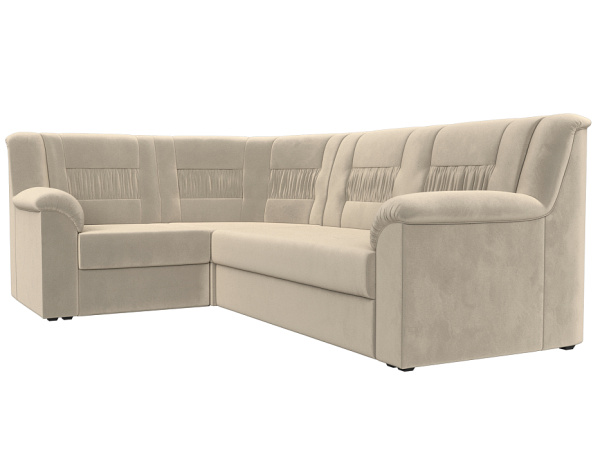 Диван угловой Карелия левый угол Микровельвет