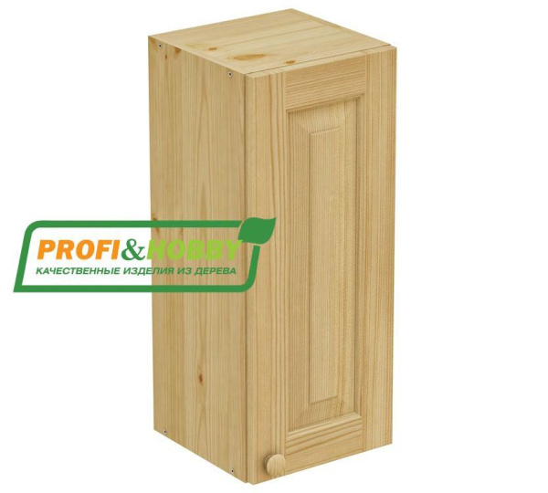 Шкаф настенный 1 дверь 300*720 филенка (Цвет без покрытия)