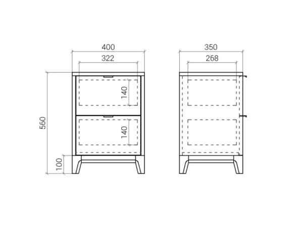 Прикроватная тумба Case CS002