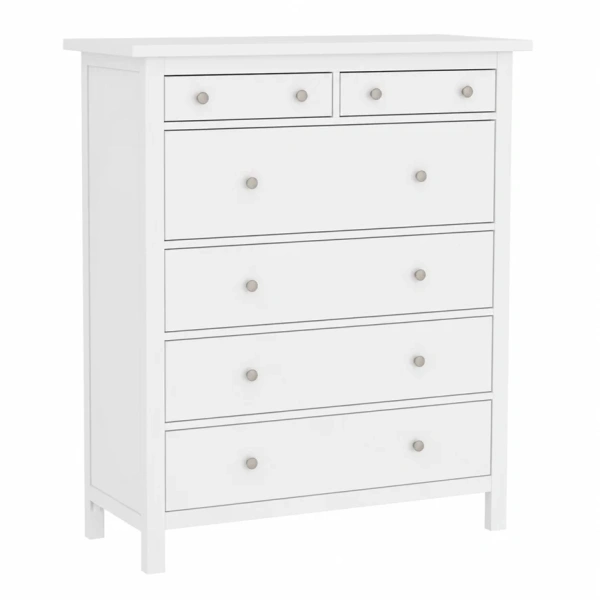 Комод Кантри Hemnes 06 ММЦ (Белый лак)