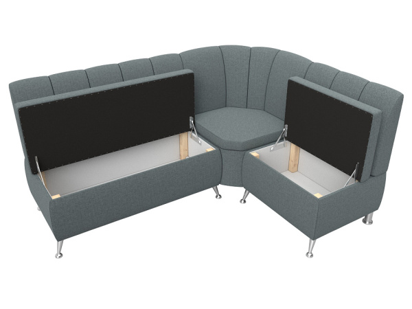 Диван кухонный угловой Кантри правый угол Рогожка