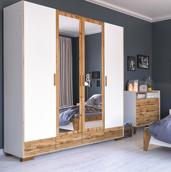 Шкаф для одежды Сканди МН-036-34