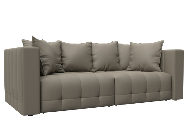 Диван прямой Лига-052 НПБ Экокожа (GRIFON 04 бежевый)