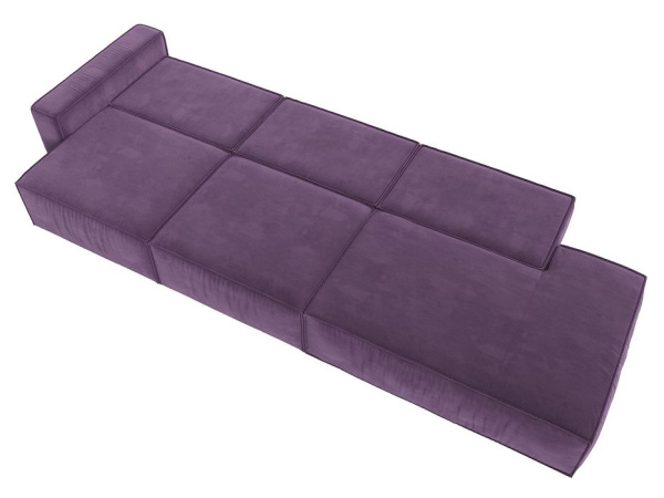 Диван прямой Прага Модерн Лонг подлокотник слева Микровельвет