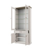 Шкаф с витриной 2V2D1S ТОСКАНА НЬЮ