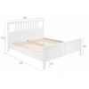 Кровать двуспальная Кымор Hemnes 180*200