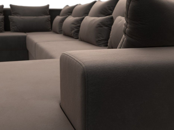 Диван П-образный Майами правый угол Велюр