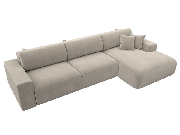 Диван угловой Лига-036 НПБ Классик Лонг правый угол Микровельвет