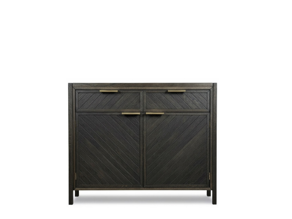 Комод ART-DECO 2 дверки 2 ящика (Дуб Венге)