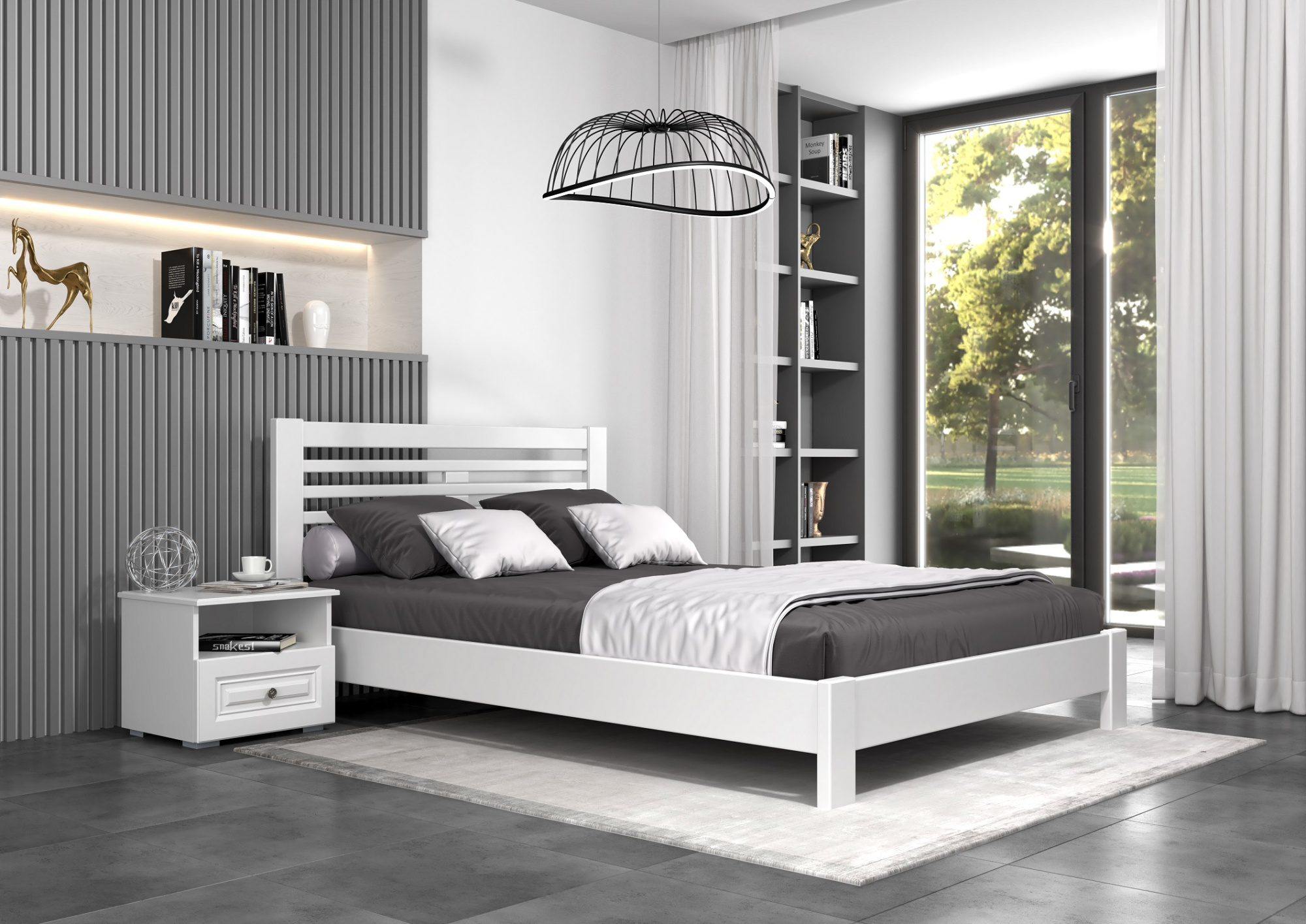 Кровать двуспальная Линда