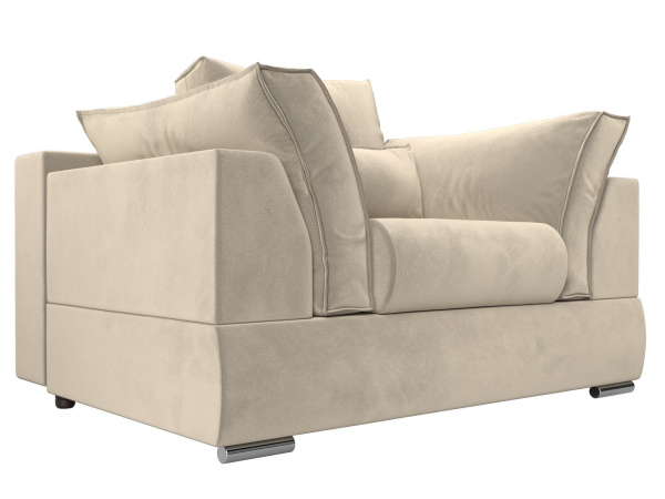 Кресло Пекин Микровельвет (Бежевый)