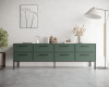 Комод с восемью ящиками Nicole (Цвет Зеленый)