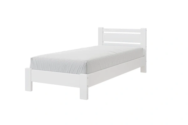 Кровать Милс (900х2000, цвет Белый античный, кровать одинарная (РАЗБОРНАЯ с Комплектующими))