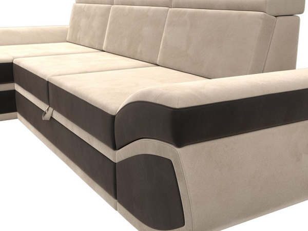 Диван угловой Лига-032 левый угол Велюр