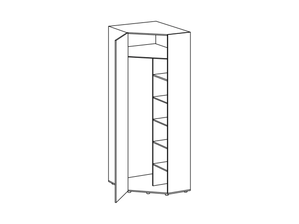 Шкаф Modus угловой / левый