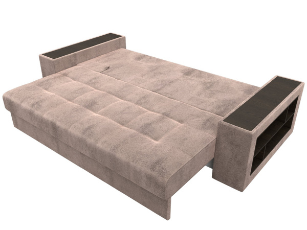 Диван прямой Дубай полки справа Велюр