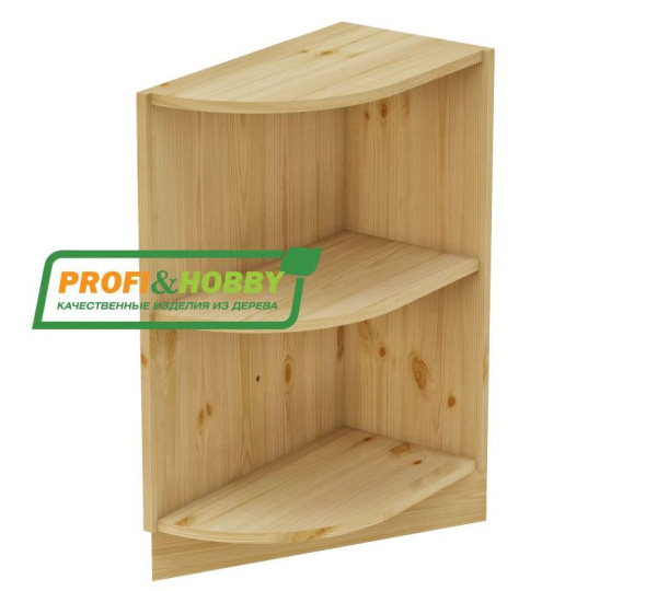 Тумба  завершающая открытая 300*720 (Цвет без покрытия)