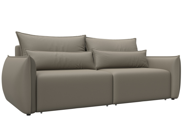 Диван прямой Лига-051 НПБ Экокожа (GRIFON 04 бежевый)