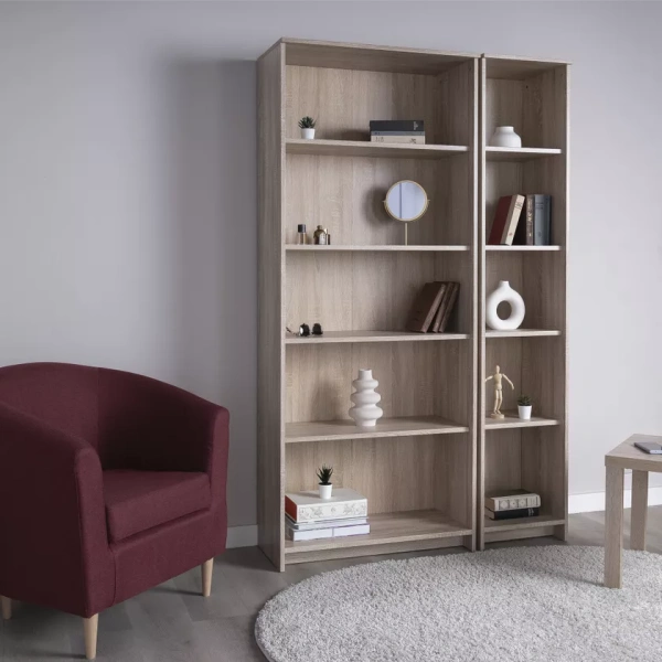 Стеллаж СИРИУС узкий, с пятью полками