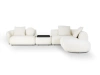 Диван Fabro большой угловой / белый