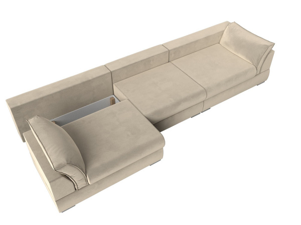 Диван прямой Пекин Long Микровельвет