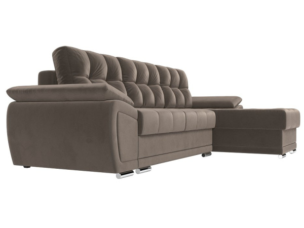 Диван угловой Нэстор правый угол Велюр