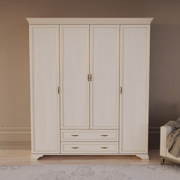 Шкаф распашной четырехдверный Сиена