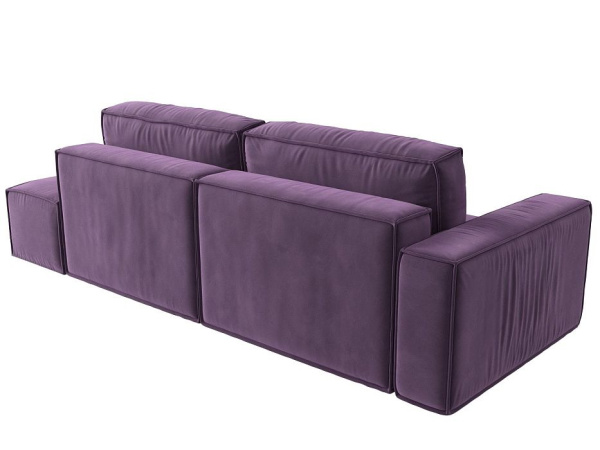 Диван прямой Прага Модерн подлокотник слева Микровельвет