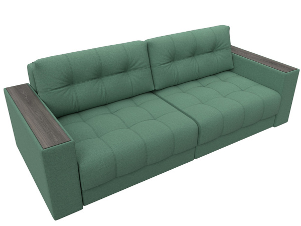 Диван прямой с декором Лига-049 НПБ Рогожка