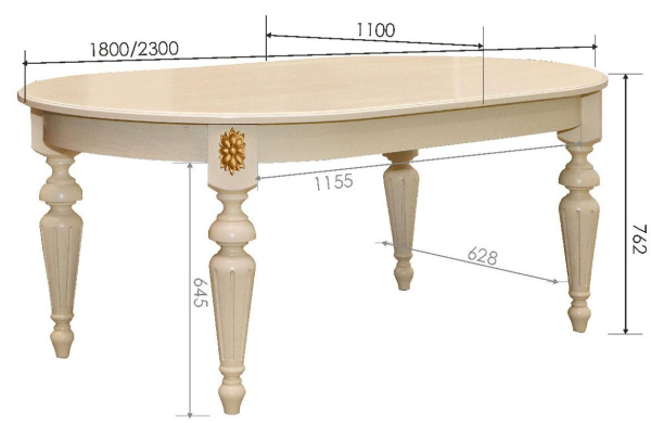 Стол Милана 18 П4.265.0.32(394.02)