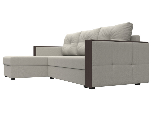 Диван угловой Валенсия Лайт левый угол Рогожка