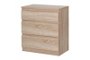 Комод КАСТОР 3 ящика (Цвет Дуб Сонома)
