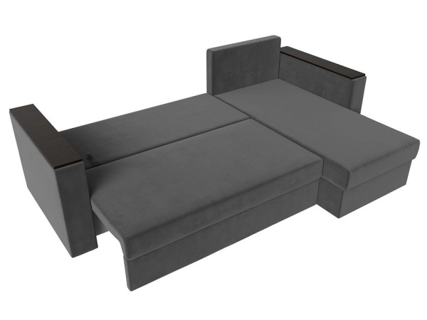 Диван угловой Атланта без стола правый угол Велюр