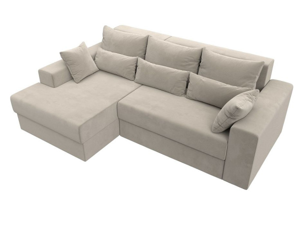 Диван угловой Майами левый угол Микровельвет