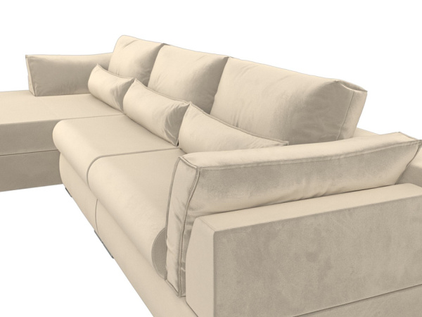 Диван угловой Пекин Long угол левый Микровельвет