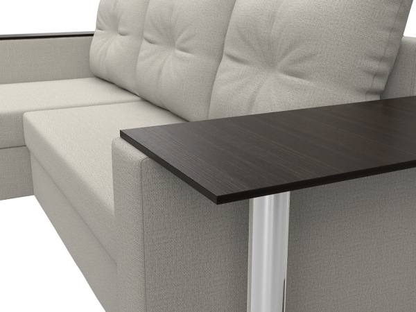 Диван угловой Атланта со столом левый угол Рогожка