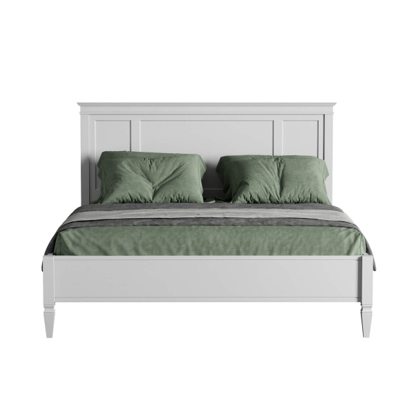 Кровать двуспальная Ольса-С 160 (Белый лак)