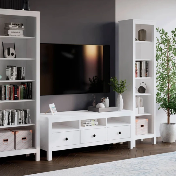 Тумба ТВ Кантри Hemnes 03 180 ММЦ (Белый лак)