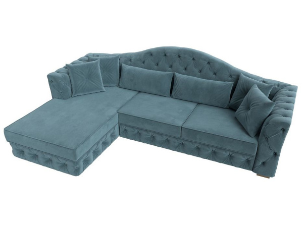 Диван угловой Артис левый угол Велюр