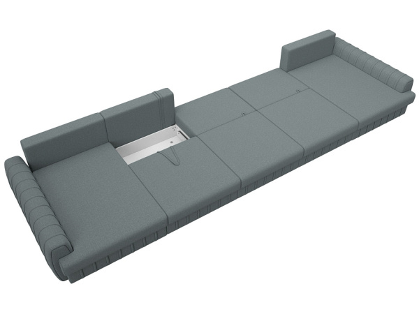 Диван П-образный Лига-057 НПБ МегаЛонг Рогожка