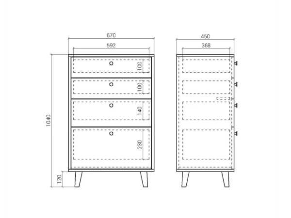 Комод Twin TW020