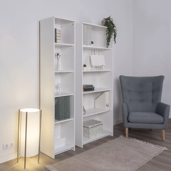 Стеллаж СИРИУС узкий, с пятью полками