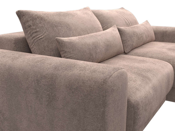 Диван угловой Лига-056 НПБ угол универсальный Велюр